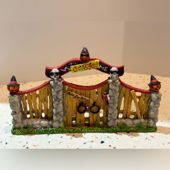 Halloween Village‎ Accessories Set Scarecrow Pumpkins Ghost Lemax, Spooky Hollow - Picture 5 of 16